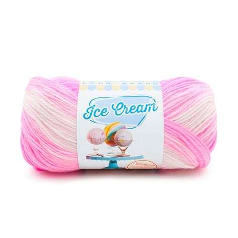 Lion Brand Yarn 1 Skein Lion Brand Yarn Ice Cream | Desertcart INDIA