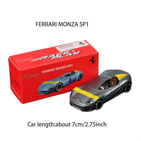 Burago 1:64スケールシミュレーションカーモデルSF90 488GTBラフェラーリ 指先モデル ミニ スポーツカーコレクション ...