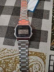 Casio Vintage Digital Grey Dial Unisex A-158WA-1Q (D011) : Amazon.in ...