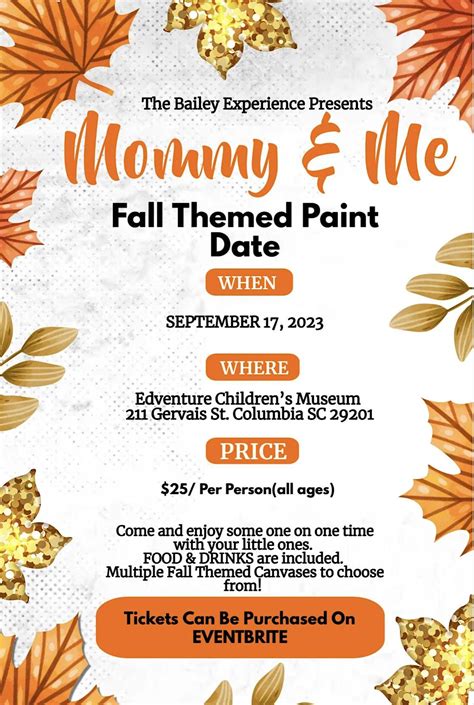 Mommy & Me Paint Date Fall Edition, EdVenture Children's Museum ...