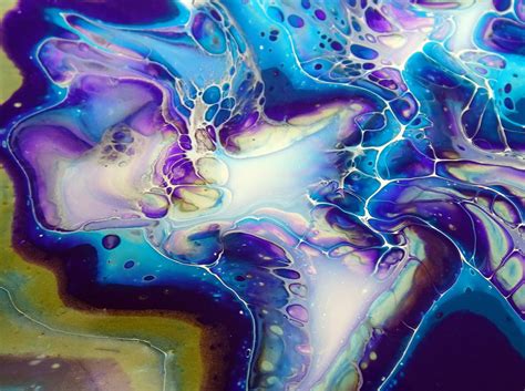 (214) Bloom technique with my pouring medium - Acrylic pouring _ by ...