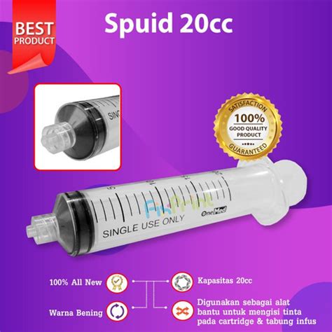 Jual Suntikan 20ml Spuit 20cc Suntikan Refill Tinta Parfum Ukuran 20ml ...