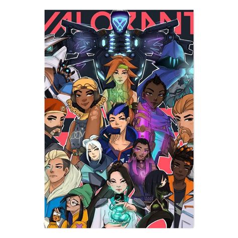 Valorant | Game Posters for Wall | A3 and A4 sizes | 400 GSM Paper ...