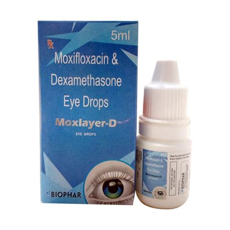 MOXLAYER - D EYE DROPS BIOPHAR LIFESCIENCES PVT LTD