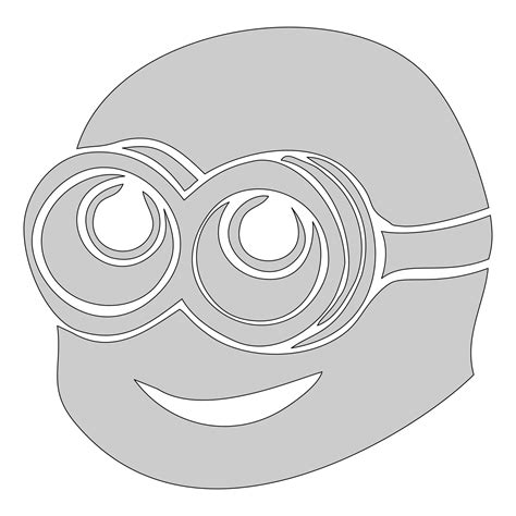Minion Pumpkin Stencil Printable Pdf