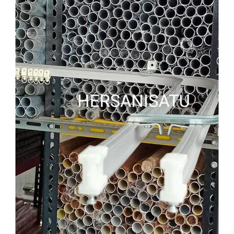 Jual Rel Double Gorden Vitrace Flexibel Lengkung Tirai Pintu Jendela ...