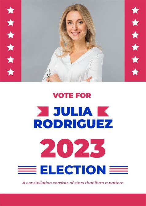 Election Campaign Poster Template 的图像结果