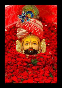 jog craft khatu shyam painting| khatu shyam photo frame Digital Reprint ...