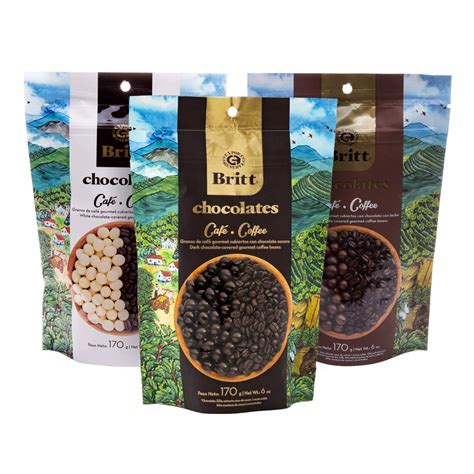Buy Cafe Britt® Chocolates – Gourmet Chocolate-covered Arabica Coffee ...
