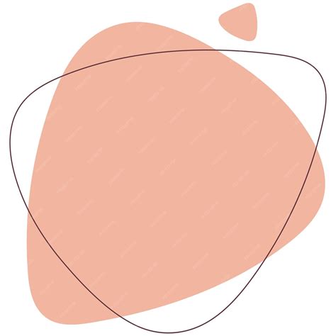 Premium Vector | Shape abstract orange pastel color with line vector ...