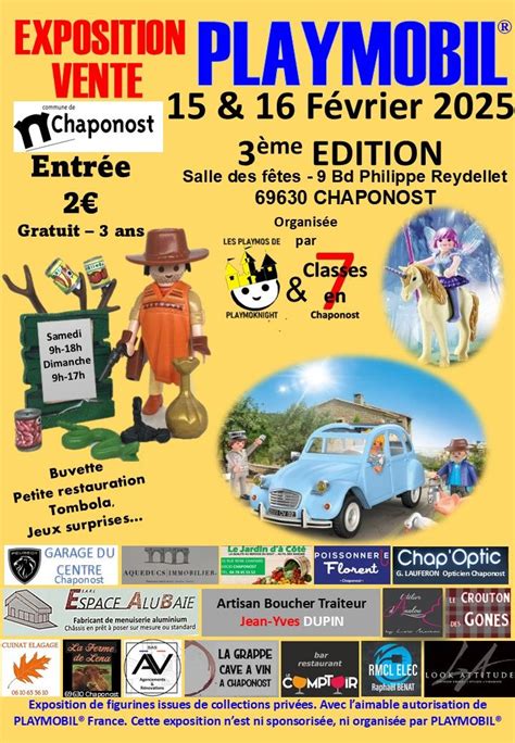 3ème Exposition Vente de PLAYMOBIL® de Chaponost, Boulevard Pierre ...