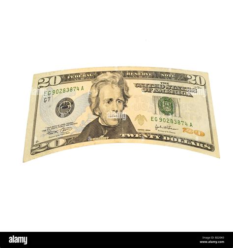 Twenty Dollar Bill Stock Photo - Alamy