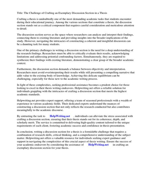 Image result for Research Paper Discussion Section Example