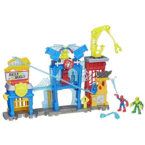 Marvel Super Hero Adventures Buy Spider-Man Web-Quarters Playset Online ...