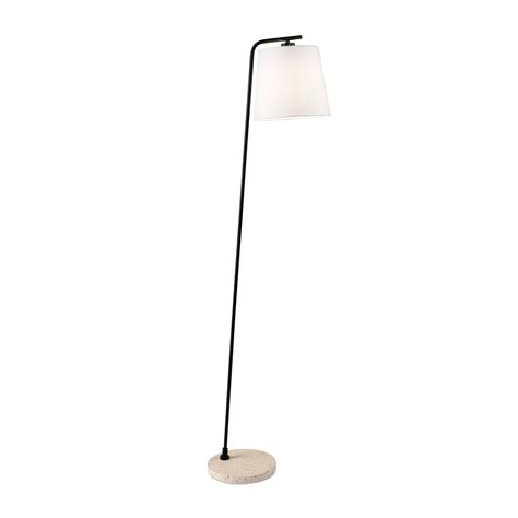 Soma Black and Brass Floor Lamp | The Lighting Centre NZ