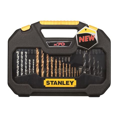 Stanley Drill Bit Set STA7184-XJ - 70 Piece with Titanium : Amazon.in ...