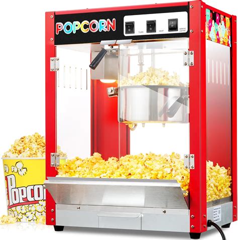 Amazon.com: Commercial Popcorn Machine, 8 Oz Kettle Movie Theater ...