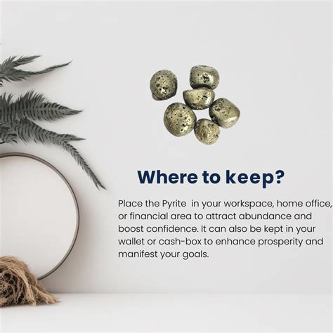 Soulwise Set of 2 Imported Natural Pyrite Tumble Stones from Peru – Go