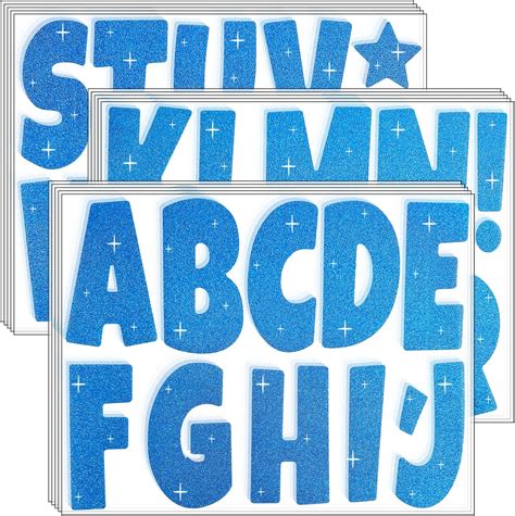 Amazon.com : Waynoda Glitter Bulletin Board Letters for Classroom ...