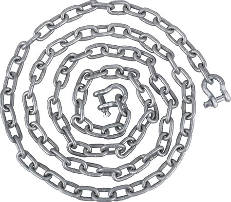 Buy VEVOR Anchor Chain, 20' x 516" 316 Stainless Steel Chain, 38 ...