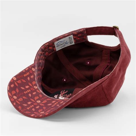 Infinity Brands Women's Marroon Cotton/Polyester Baseball cap in the ...