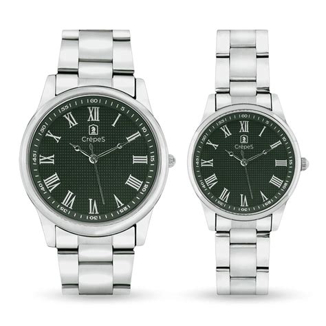 Buy CrepeS Roman Matching Watches for Men & Women Latest | Stainless ...
