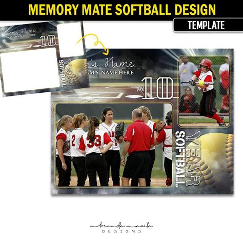 Memory Mate Template - Softball - Google Slides - Etsy
