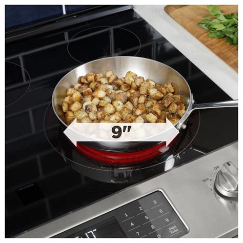 GE 30-in Glass Top 5 Elements 5.3-cu ft Self-Cleaning Air Fry ...