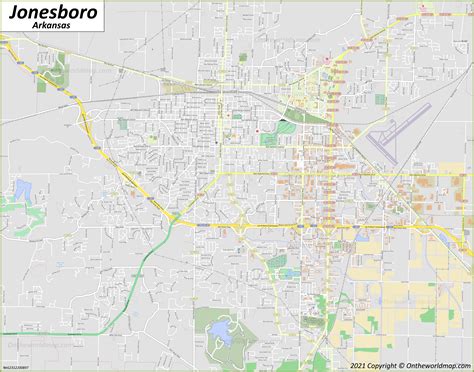Jonesboro Map | Arkansas, U.S. | Discover Jonesboro with Detailed Maps