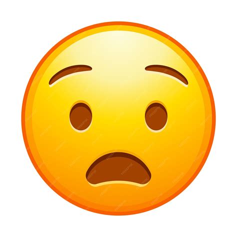 Happy Surprised Face Emoticon