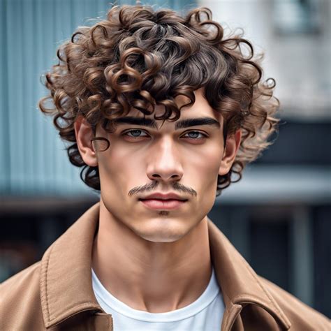 Curly Fringe Men