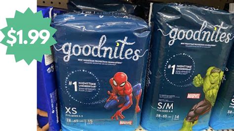 GoodNites Nighttime Underwear for $1.99 | Kroger Deal :: Southern Savers
