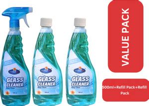 CONEXON Glass Cleaner 500ml + Refill Pack + Refill PacK Price in India ...