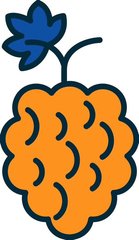 Raspberries Line Filled Two Colors Icon 37158849 Vector Art at Vecteezy