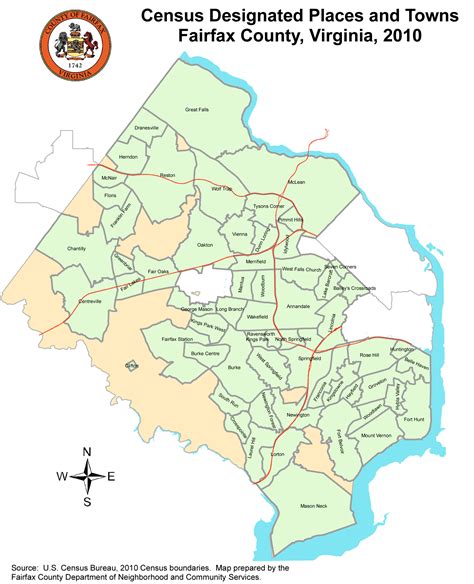 Fairfax County Virginia Map