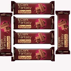 Sunfeast Dark Fantasy Bourbon Biscuits Cream Filled 900 grams (150g*6 ...