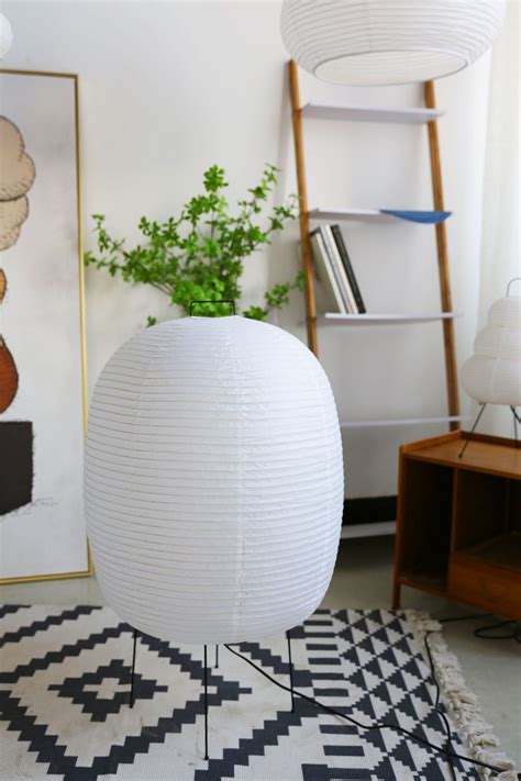 Floor Paper Lamp With Round Shape 50x80CM | Floor Lamp Paper Lantern ...
