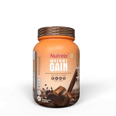 Buy NUTRELA WEIGHT GAINER - CHOCOLATE FLAVOUR (PACK OF 1KG POWDER ...