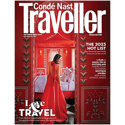 Buy Conde Nast Traveller Magazine - May, June, July 2023 Online at Best ...