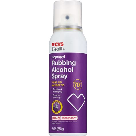 Customer Reviews: CVS Health 70% Isopropyl Rubbing Alcohol Spray, 3 OZ ...