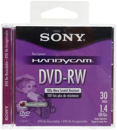 Buy Sony DVD-RW Mini Recordable disc DISC,DVD-RW,8CM,30M,1.4GB 7107 ...
