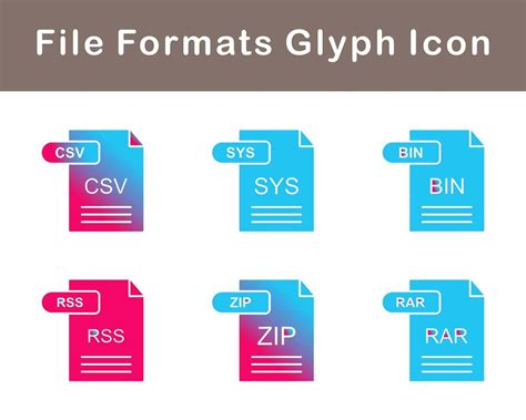 Image result for File Format Icon Set