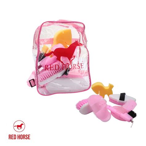 Grooming Kit, Red Horse - Horseman’s Haven