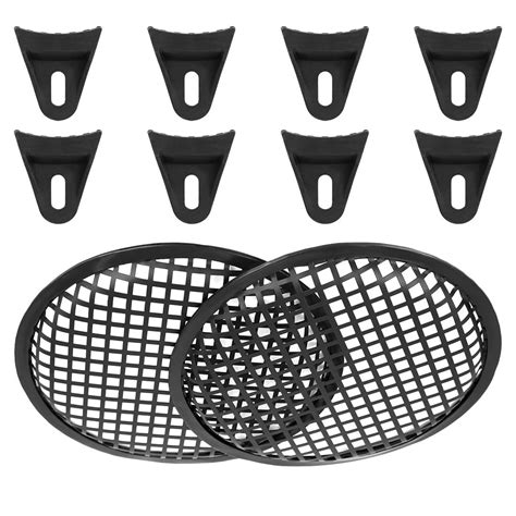 Unifizz Car 2pcs Audio Speaker Cover Metal Mesh Subwoofer Grill Horn ...