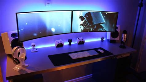 Image result for Setup with Curved Monitor