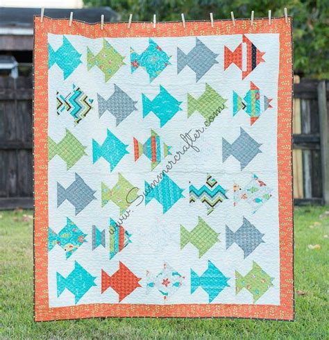 Fish Quilt Block Pattern 的图像结果