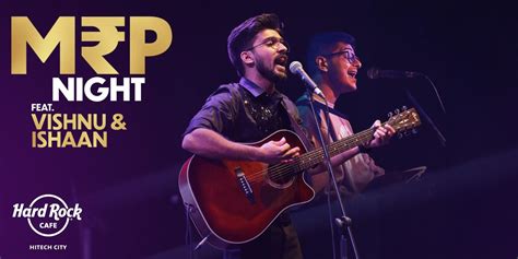 MRP Night ft. Vishnu & Ishaan music-shows Event Tickets Hyderabad ...