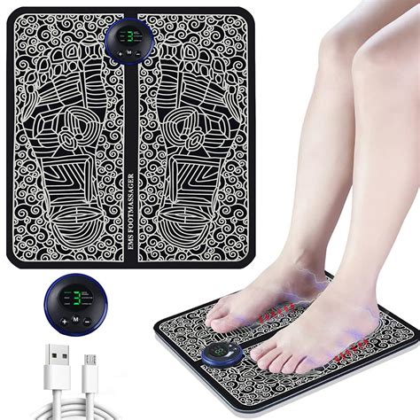 Buy EMS Foot Massager USB Rechargeable Electric Foot Stimulator ...
