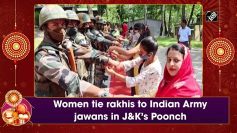 Women tie rakhis to Indian Army jawans in J&K’s Poonch