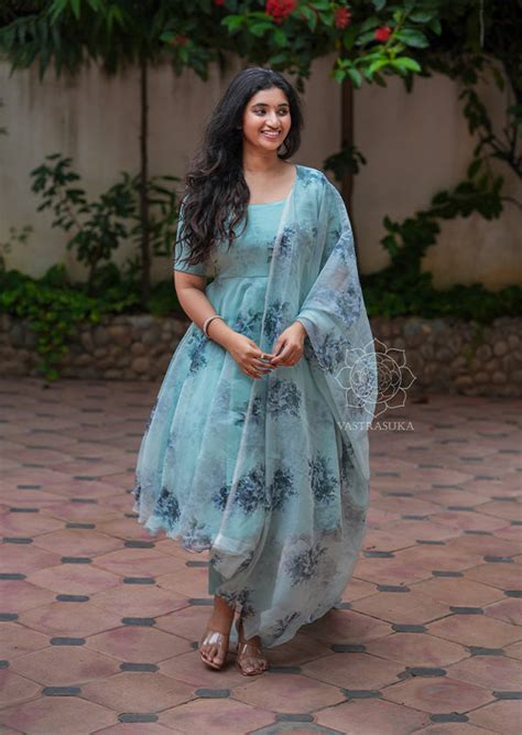 Cadet Blue Organza Set – Vastrasuka